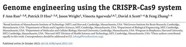 Genome engineering using the CRISPR-Cas9 system